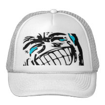 Grinsen-Comic-Gesicht Baseball Kappe