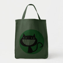Grinsende Katzen-Lebensmittelgeschäft-Taschen-Tasc