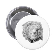 Grizzy Bär Button