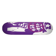 Grobe Purlpe Anarchie-Uncle Sam Skateboard-Plattfo Individuelle Skatedecks