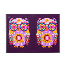 Groovy abstraktes Eule iPad Minifall mit Kickstand