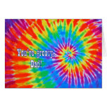 Groovy der Vatertags-Krawatten-Karte Vati-