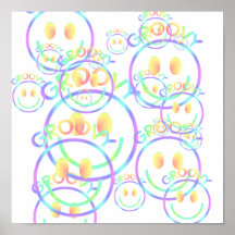 Groovy Smiley Posterdrucke
