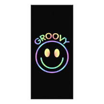 Groovy Smiley Werbekarte