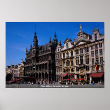 Großartiger Platz, Brüssel, Belgien Posterdrucke