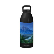 Großartiger Teton Nationalpark am Sonnenuntergang trinkflaschen