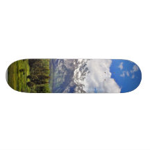 Großartiger Teton Nationalpark Individuelles Skateboard