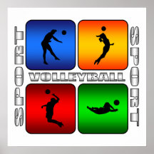 Großartiger Volleyball Poster