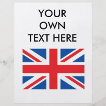 Großbritannien-Briefpapier Flyer Druck