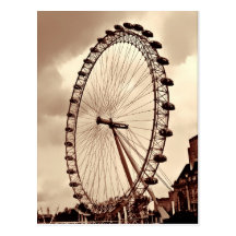 (Großbritannien) Vintage London-Augen-Postkarte