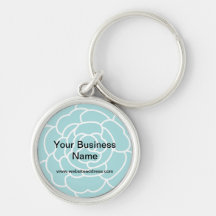 Große blaue Blume Keychain Schlüsselbänder