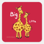 Große kleine Giraffe Sticker