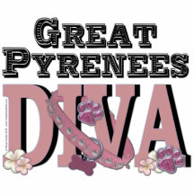 Große Pyrenäen-DIVA Photoskulptur
