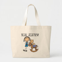 Große Schwester-Baby-Bruder-T-Shirts und Geschenke Einkaufstasche