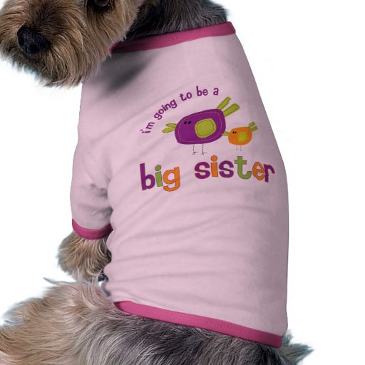große Schwester des Piepmatzes zum zu sein Haustiershirts