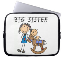 Große Schwester mit Baby-Bruder-Geschenken Computer Schutzhülle