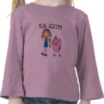 Große Schwester mit kleine Schwester-T-Shirts und 