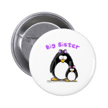 Große Schwester Pinguin Anstecknadel