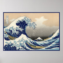 Große Welle - JP Posterdruck