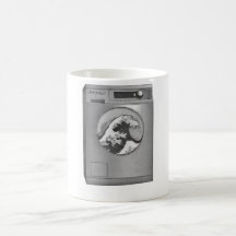 Große Welle Waschmaschine Tee Tasse