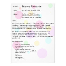 Großeltern-Babyparty-Einladung - Mädchen-Baby