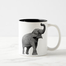 GROSSER ASIATISCHER ELEFANT - INDISCHER ELEFANT TASSEN