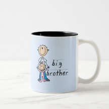 Großer Bruder mit Baby-Schwester-T-Shirts und Gesc Kaffeetassen