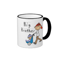 Großer Bruder mit kleinem Bruder Tee Haferl