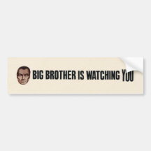 Großer Bruder passt Sie auf! Auto Sticker