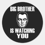 Großer Bruder passt Sie auf Sticker