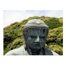 großer Buddha nah Postkarte