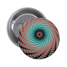 Großer hypnotischer Strudel - Fraktal Design Button