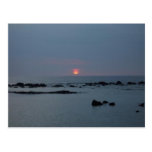 Großer Insel-Sonnenuntergang Postkarten