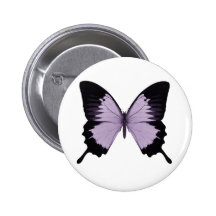 Großer lila u. schwarzer Schmetterling Anstecknadel