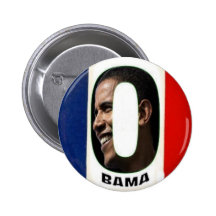 Großer O Knopf Obama Anstecknadelbutton