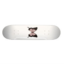 Großer roter u. schwarzer Schmetterling Personalisierte Skatedecks