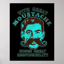 Großer Schnurrbart-Druck Plakatdruck