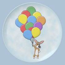 Großer Traumcorgi teller