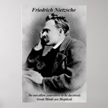 Großer Verstand Philosophie-Plakat-Friedrich Nietz