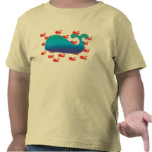 Großer Wal, kleine Wale Tshirt