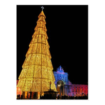 Großer Weihnachtsbaum von Europa Postkarte