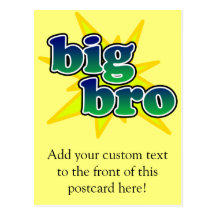 Großes Bro Postkarte