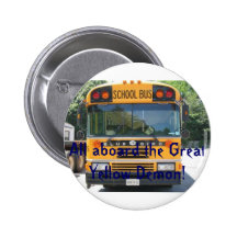 Großes gelbes Deomn Anstecknadelbutton