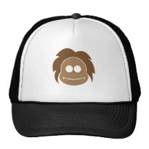 großes Gesicht Baseballcap