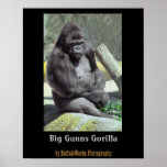 Großes Gunns Gorilla-Plakat
