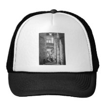Großes Hypostilhall Karnak Ägypten ~ 1845 Netz Caps