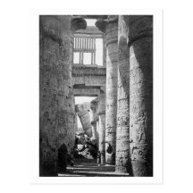 Großes Hypostilhall Karnak Ägypten ~ 1845 Postkarten