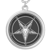 Großes Sigil von Baphomet Anhänger