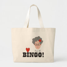 Großmutter-Liebe-Bingo-Tasche
