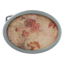 Großmutter-Vintage Rose Gürtelschnalle